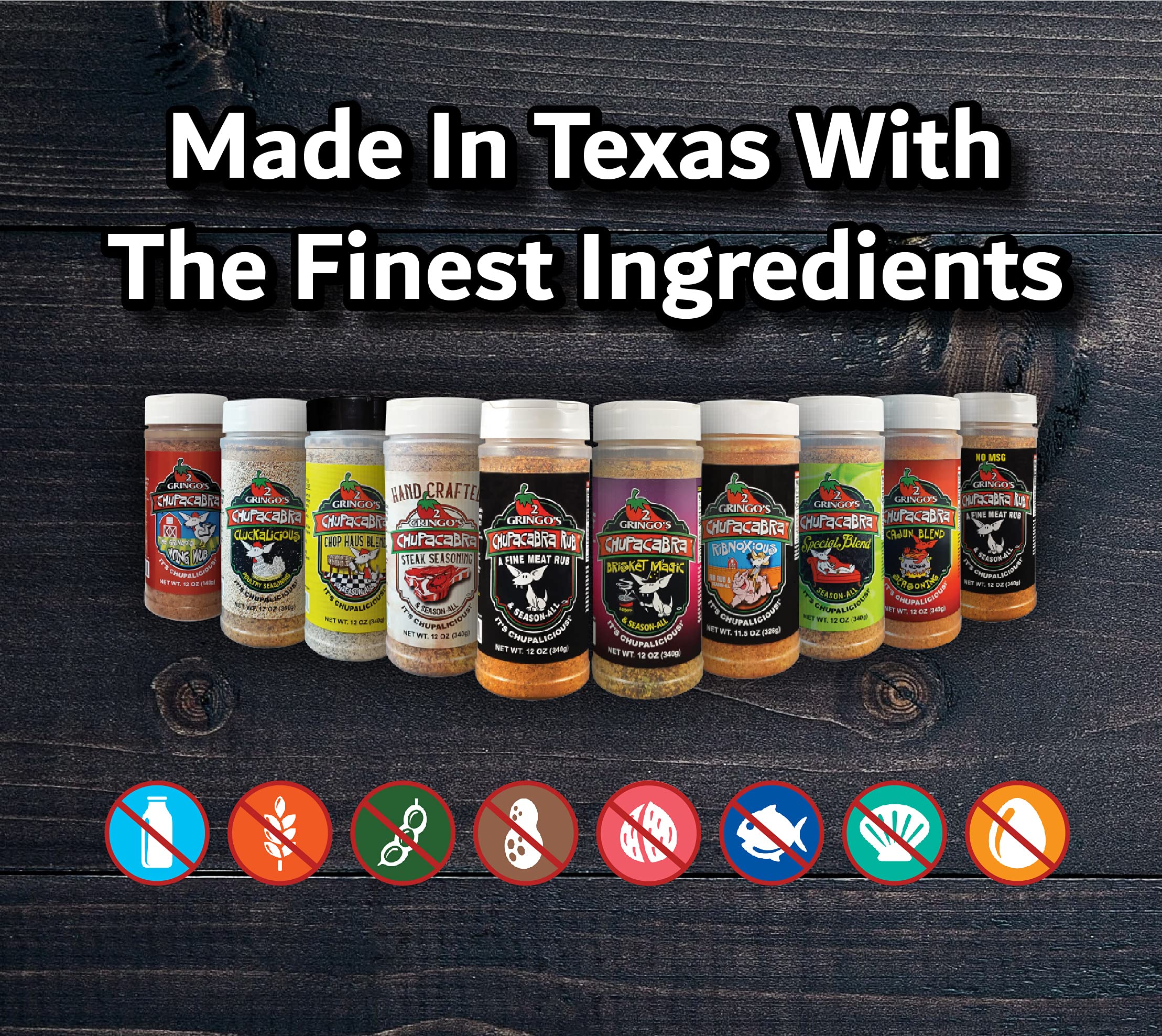 2 Gringos Chupacabra Original Seasoning sprinkled on vegetables to boost savory notes.