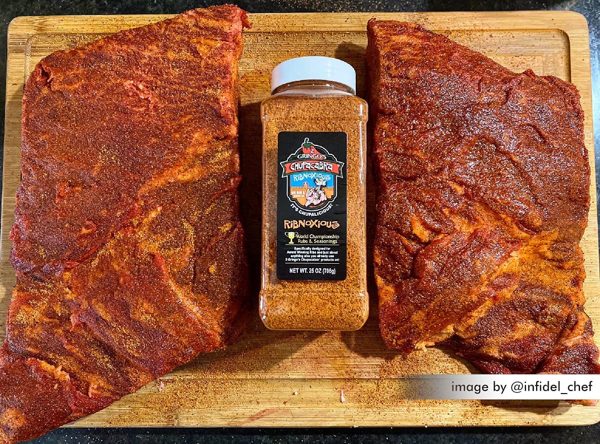 Ribnoxious Rub 25 oz bottle ready for batch recipes