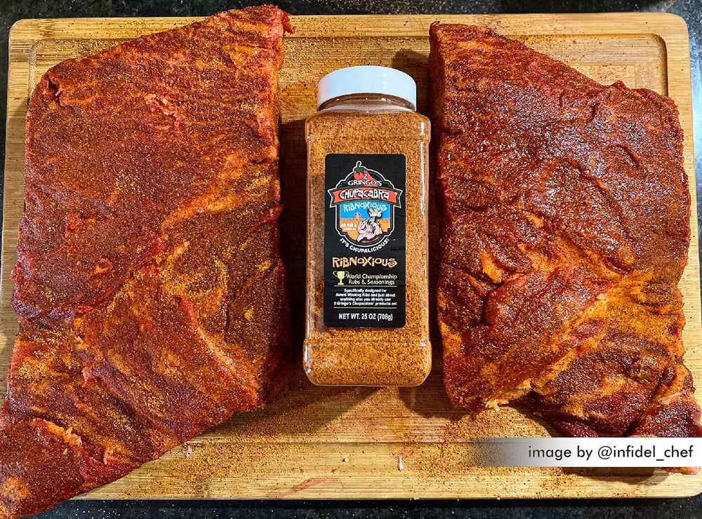 Ribnoxious Rub 25 oz bottle ready for batch recipes