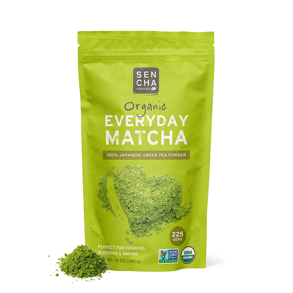 21 Sencha Everyday organic matcha tin – premium ceremonial powder for daily ritual.