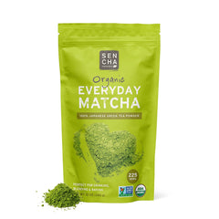 21 Sencha Everyday organic matcha tin – premium ceremonial powder for daily ritual.