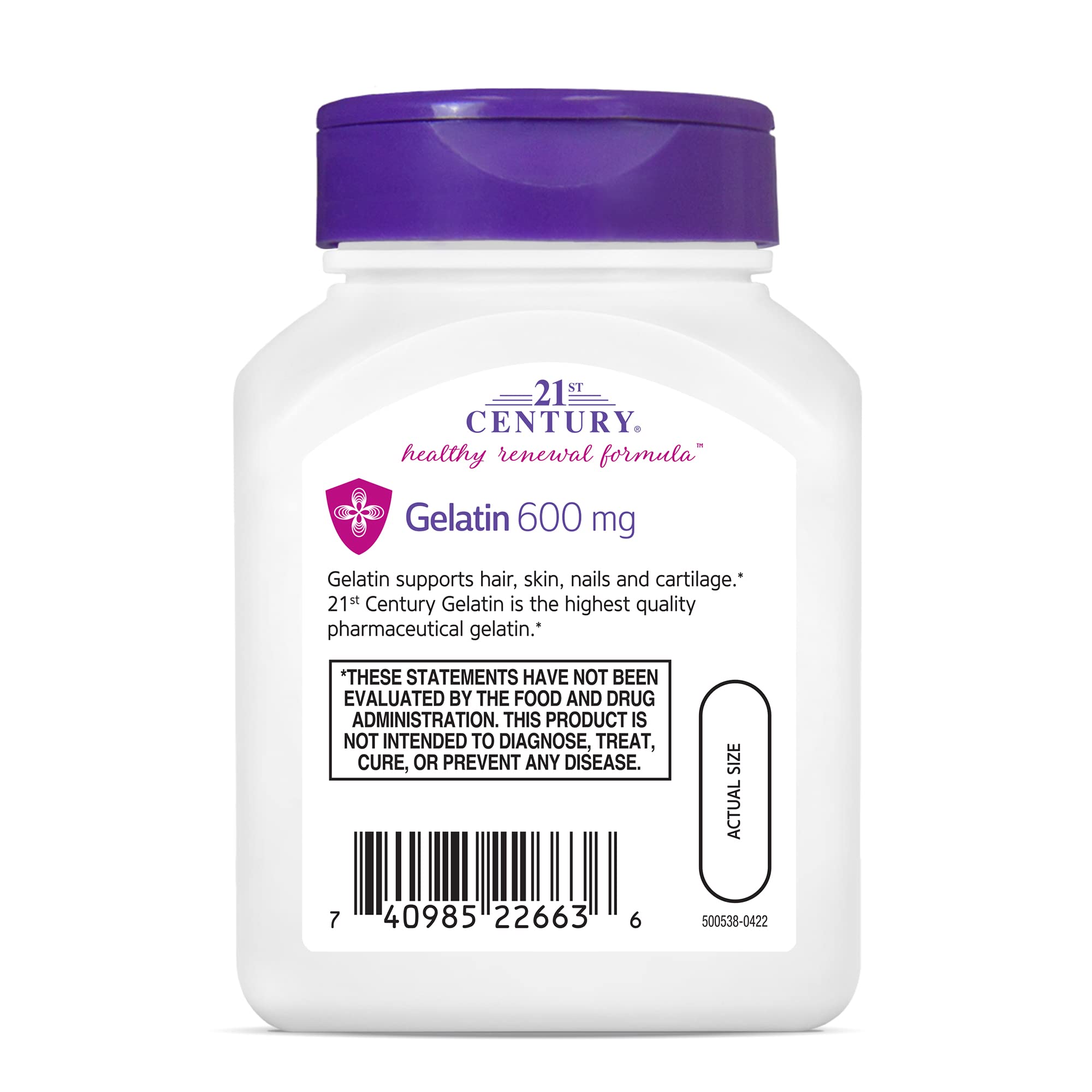 21st Century Gelatin capsules shown in a daily routine setup