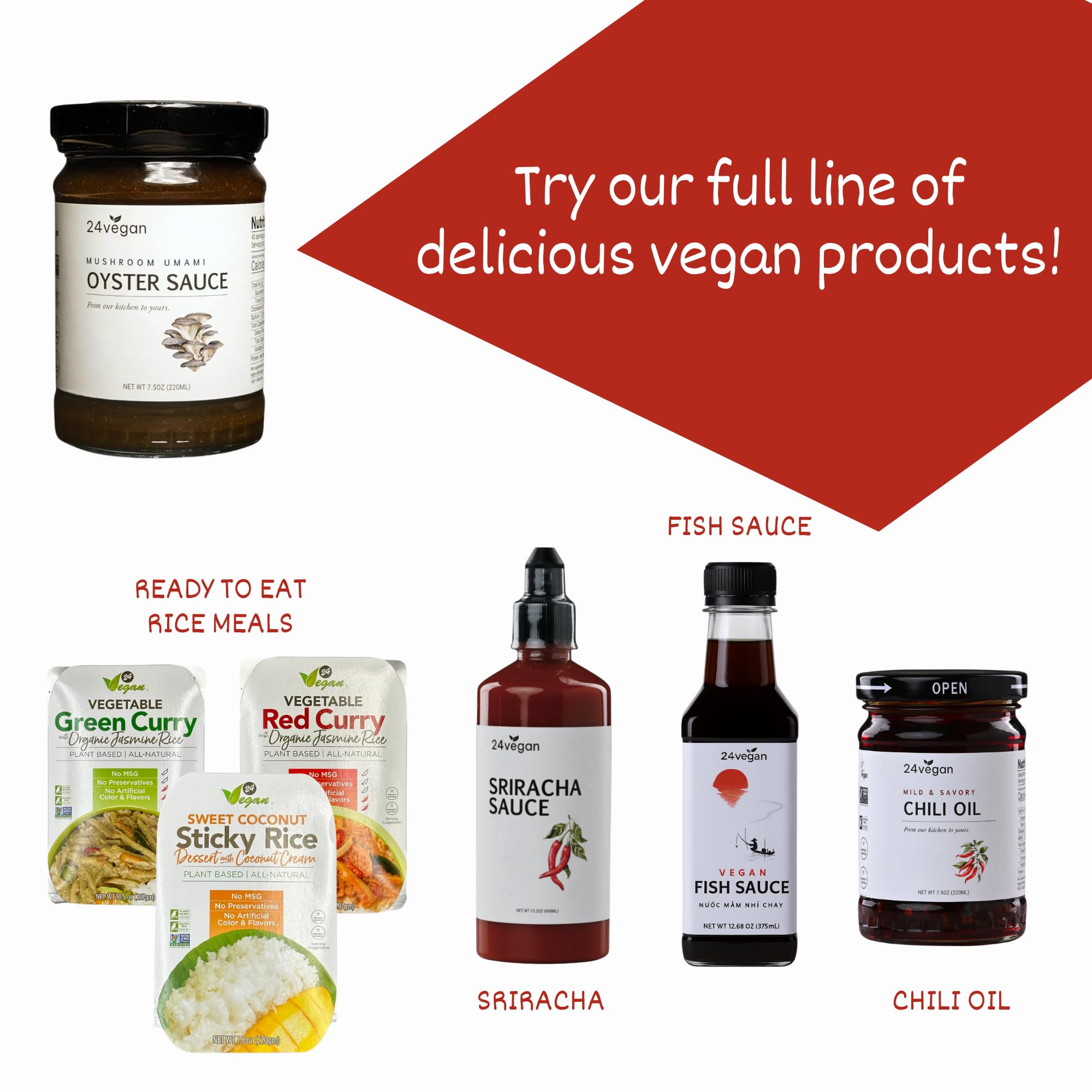 Gluten-free badge on 24Vegan Oyster Sauce label