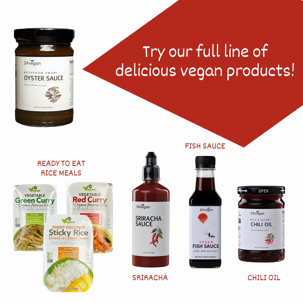 Gluten-free badge on 24Vegan Oyster Sauce label