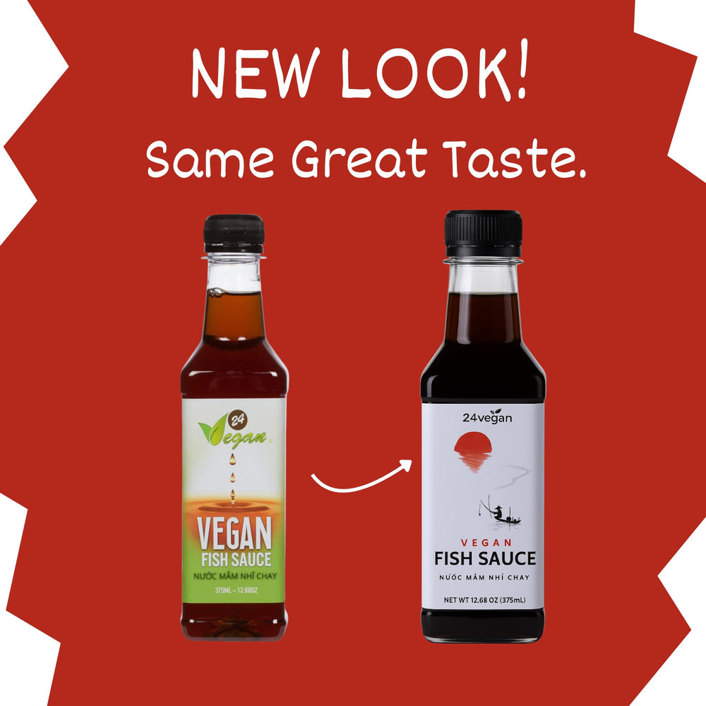 24Vegan all-purpose umami sauce bottle ready to season ramen.