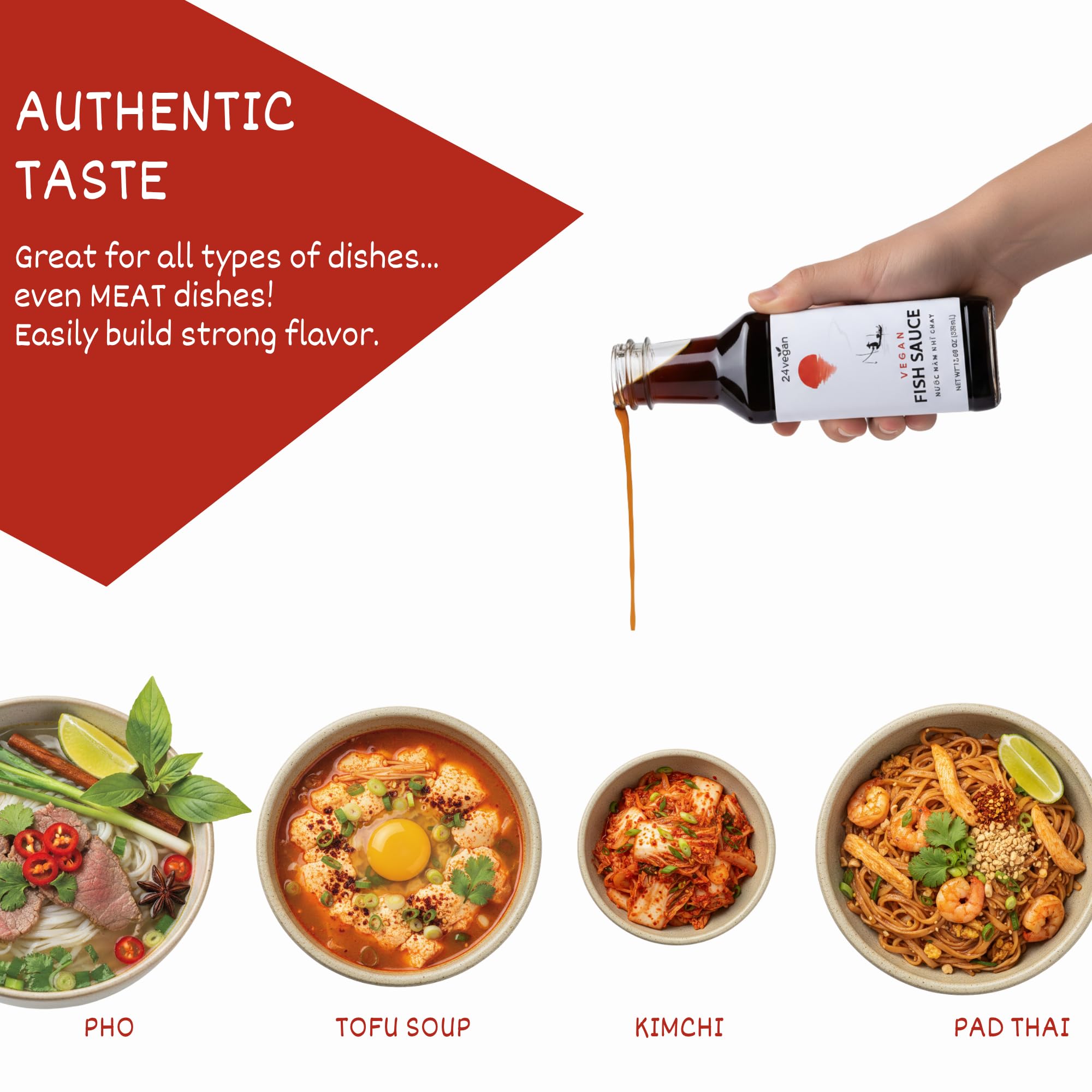 24Vegan clean-label bottle on kitchen counter with no preservatives.