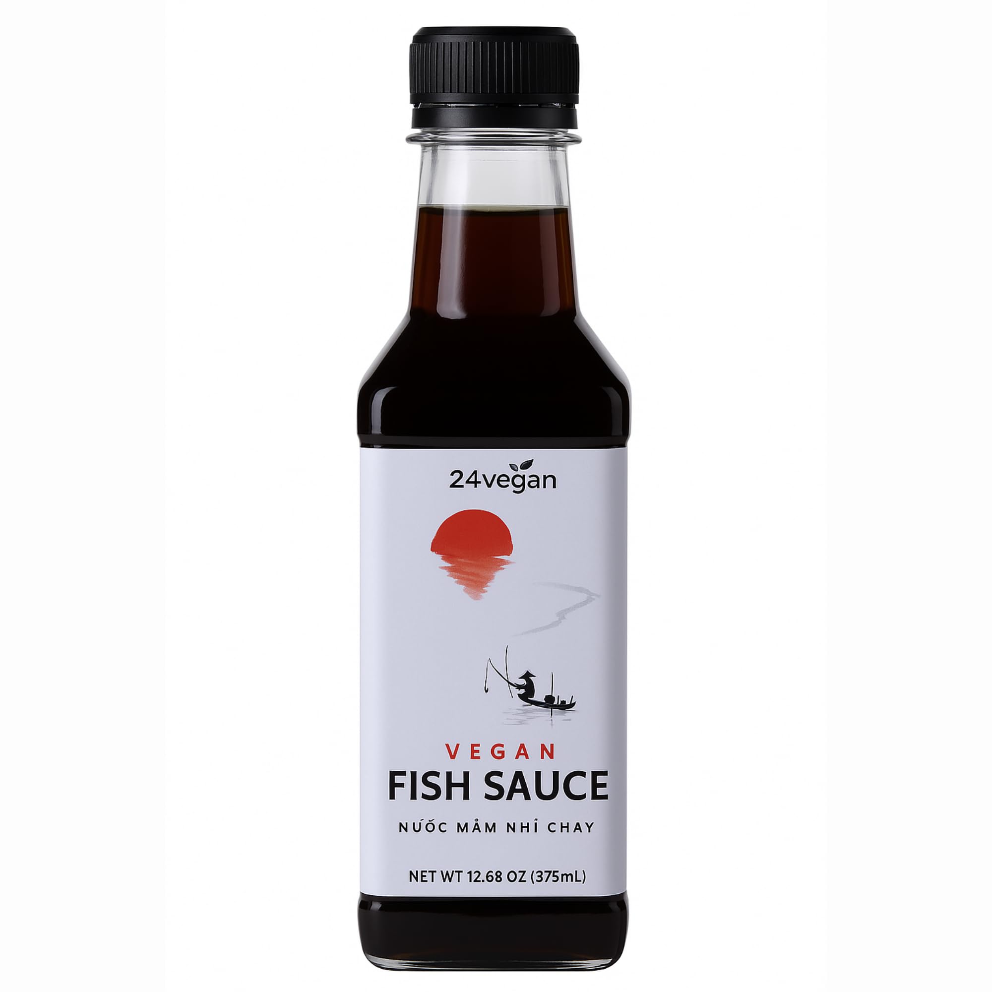 24Vegan vegan fish sauce bottle pour enhances soups with rich umami.