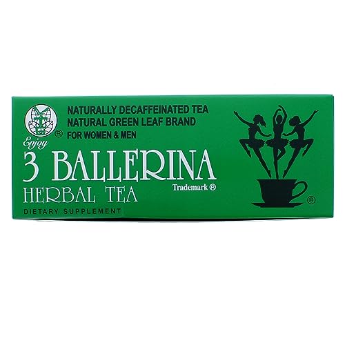3 Ballerina box open with tea bags ready for brewing