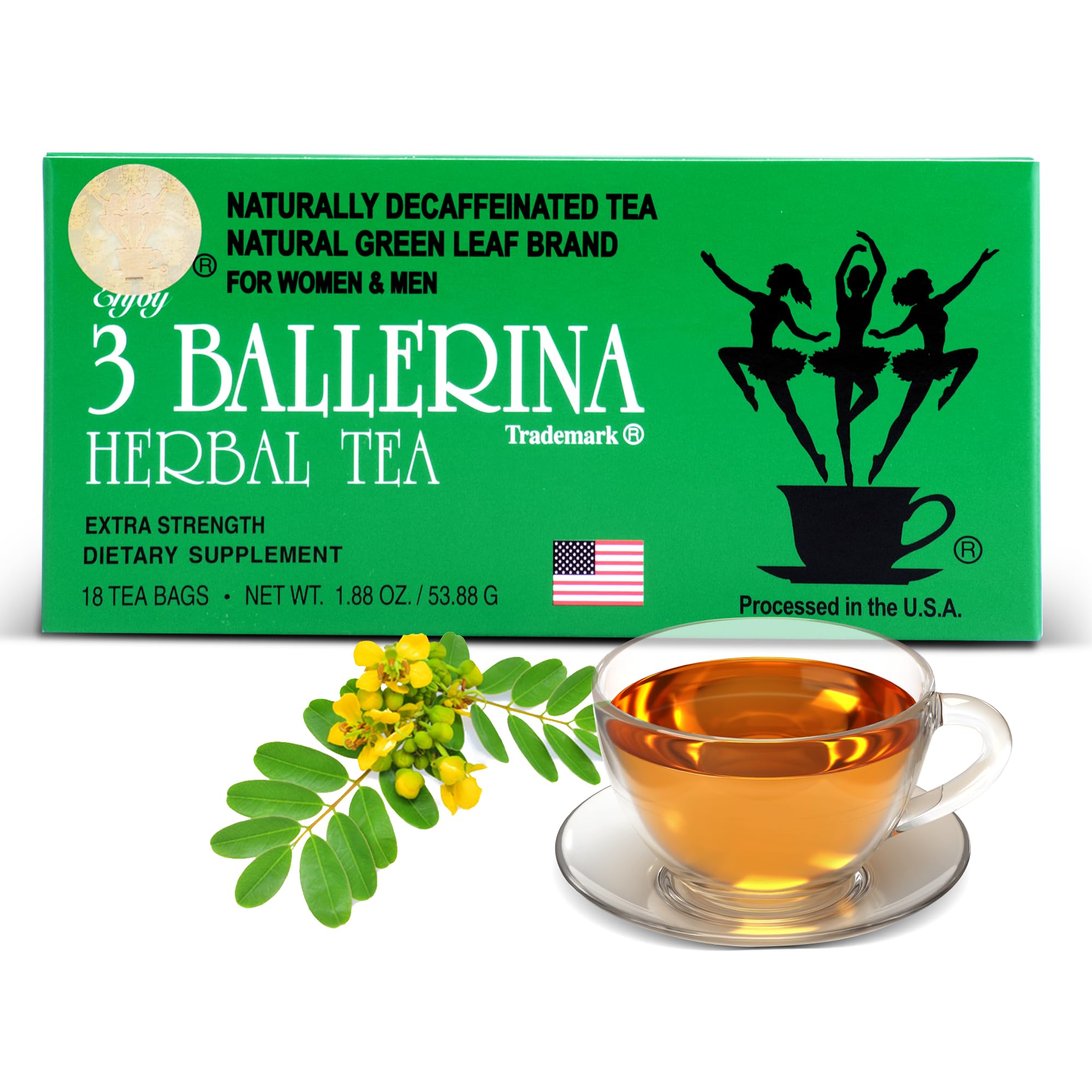 3 Ballerina Tea Dieters Drink extra-strength bags for daily support