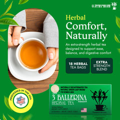 3 Ballerina Tea Dieters Drink packaging shows USA-made authenticity