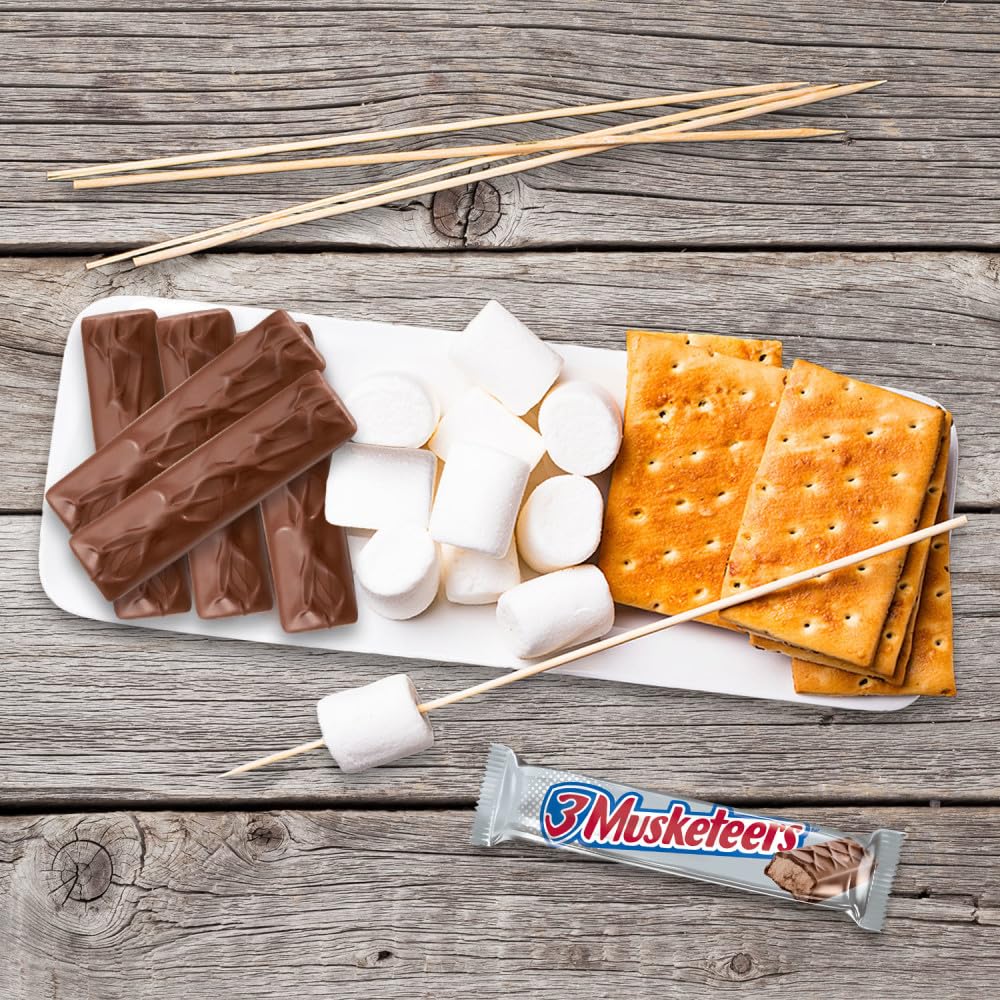 3 Musketeers full-size bars in pack ideal for events and gatherings
