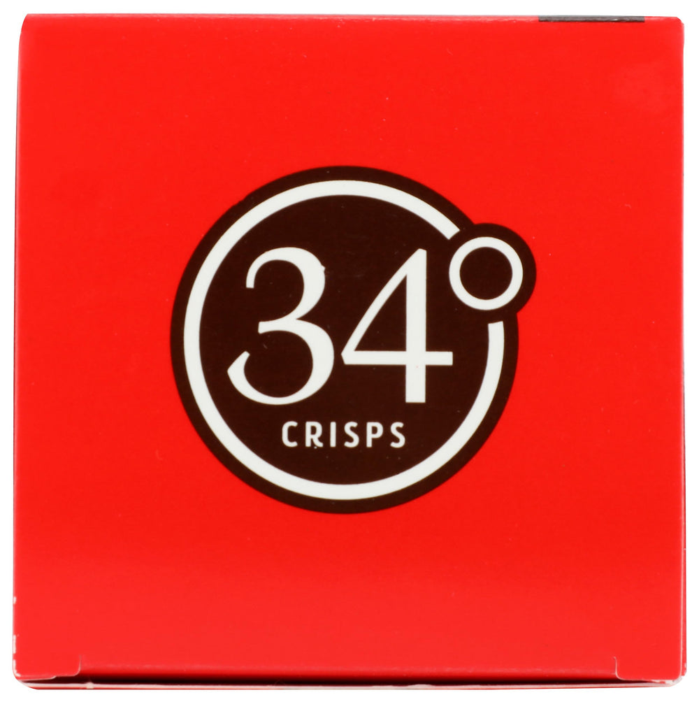 34 Degrees Chili Flake Olive Oil Crisps on a wine tasting board.