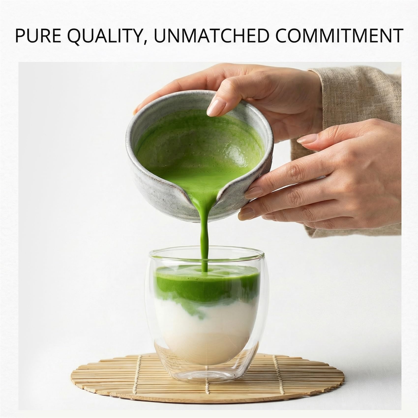 Lab-tested 35°N MATCHA rich in EGCG offers focused energy with balanced caffeine.