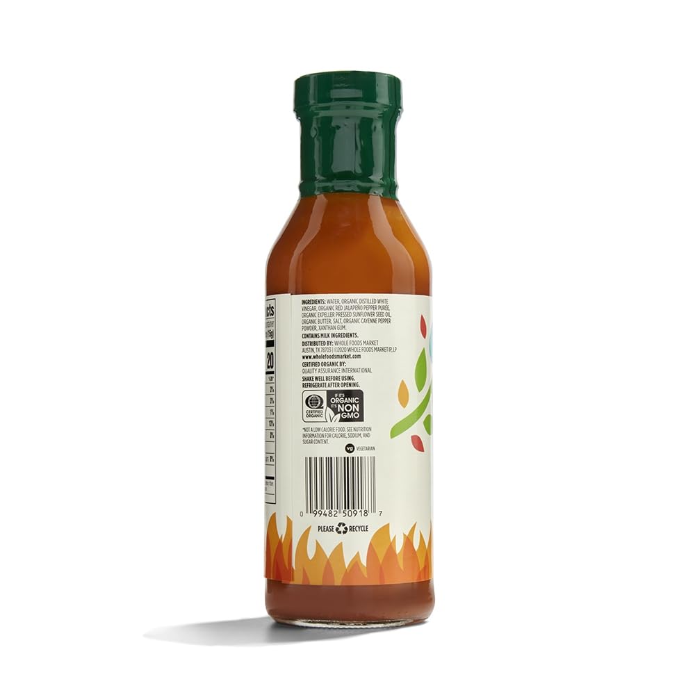 Pour-ready buffalo wing sauce ideal for wings and dips.