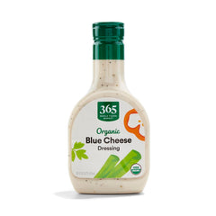 365 by Whole Foods Market Organic Blue Cheese Dressing bottle front showing rich color and label