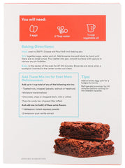 Freshly baked fudge brownies emerge from 365 by Whole Foods mix