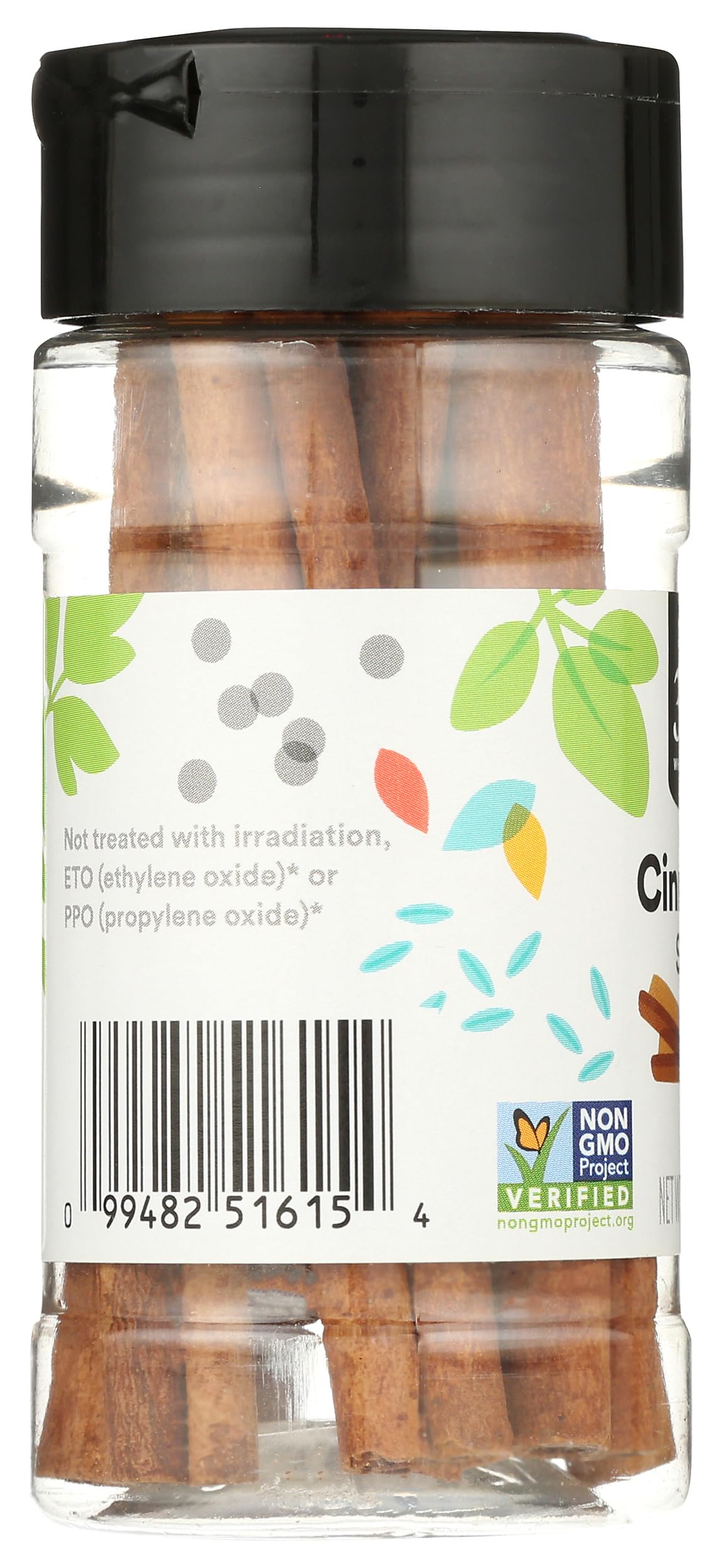 365 by Whole Foods cinnamon sticks on a dispensing spoon for quick use.