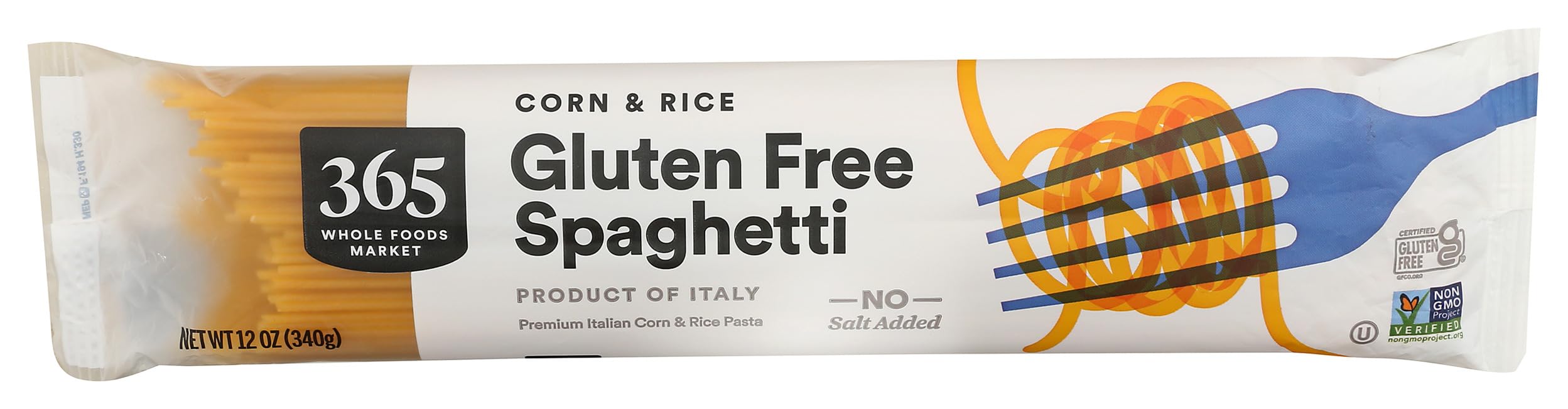 365 by Whole Foods corn and rice spaghetti pack ready for gluten-free meals