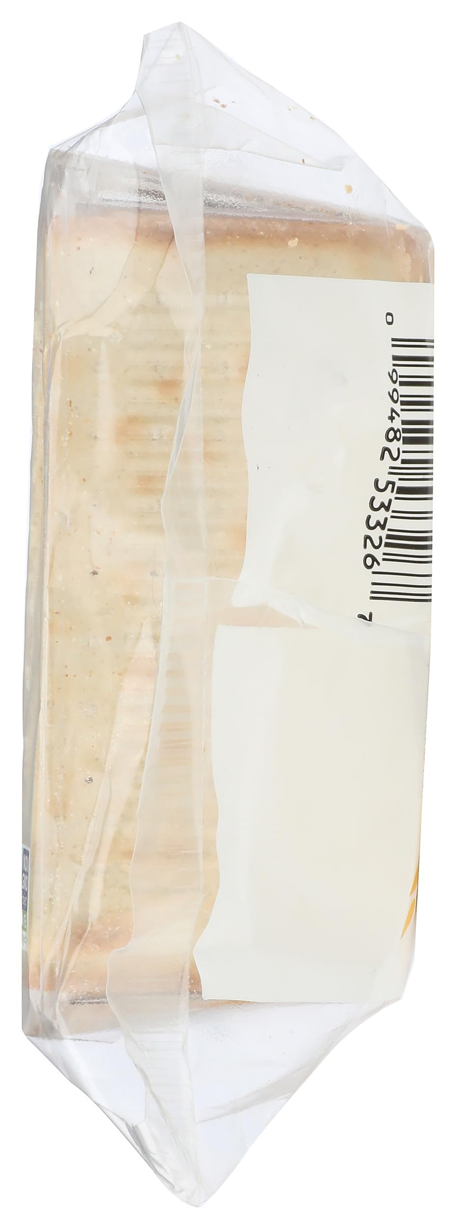 Closeup of 365 by Whole Foods Market flatbread crackers Original Salt texture