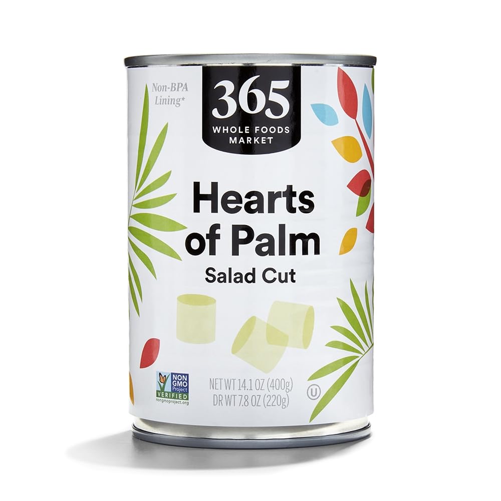365 by Whole Foods Market Hearts of Palm Salad Cut in a jar, perfect for quick salads