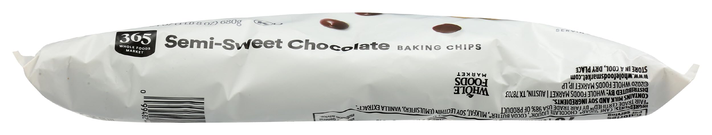 24-ounce packaging visible on grocery shelf featuring 365 by Whole Foods Market.
