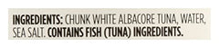 365 by Whole Foods Market albacore tuna in water packaging highlights pole-and-line caught claim