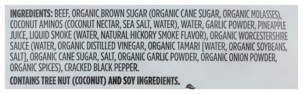 365 by Whole Foods Market beef jerky clear packaging 8oz for quick, grab-and-go visibility