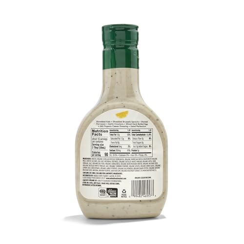 365 by Whole Foods Market dressing on countertop display convenient pantry staple for quick Caesar twists