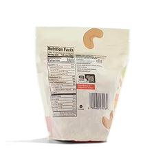 365 by Whole Foods Market resealable bag of cashews preserves freshness for on-the-go snacking.