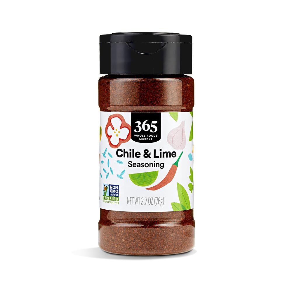 365 by Whole Foods Market chili lime blend bottle ready to season quick weeknight meals.