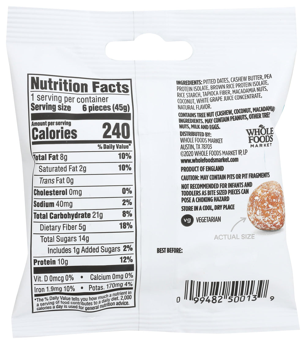 365 by Whole Foods Market bites ideal for a quick energy boost during errands