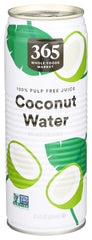 365 by Whole Foods Market coconut water bottle shows pure, additive-free hydration.
