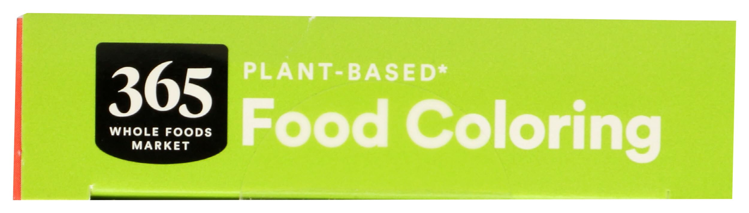365 by Whole Foods Market plant-based coloring green bottle brightens frosting naturally.