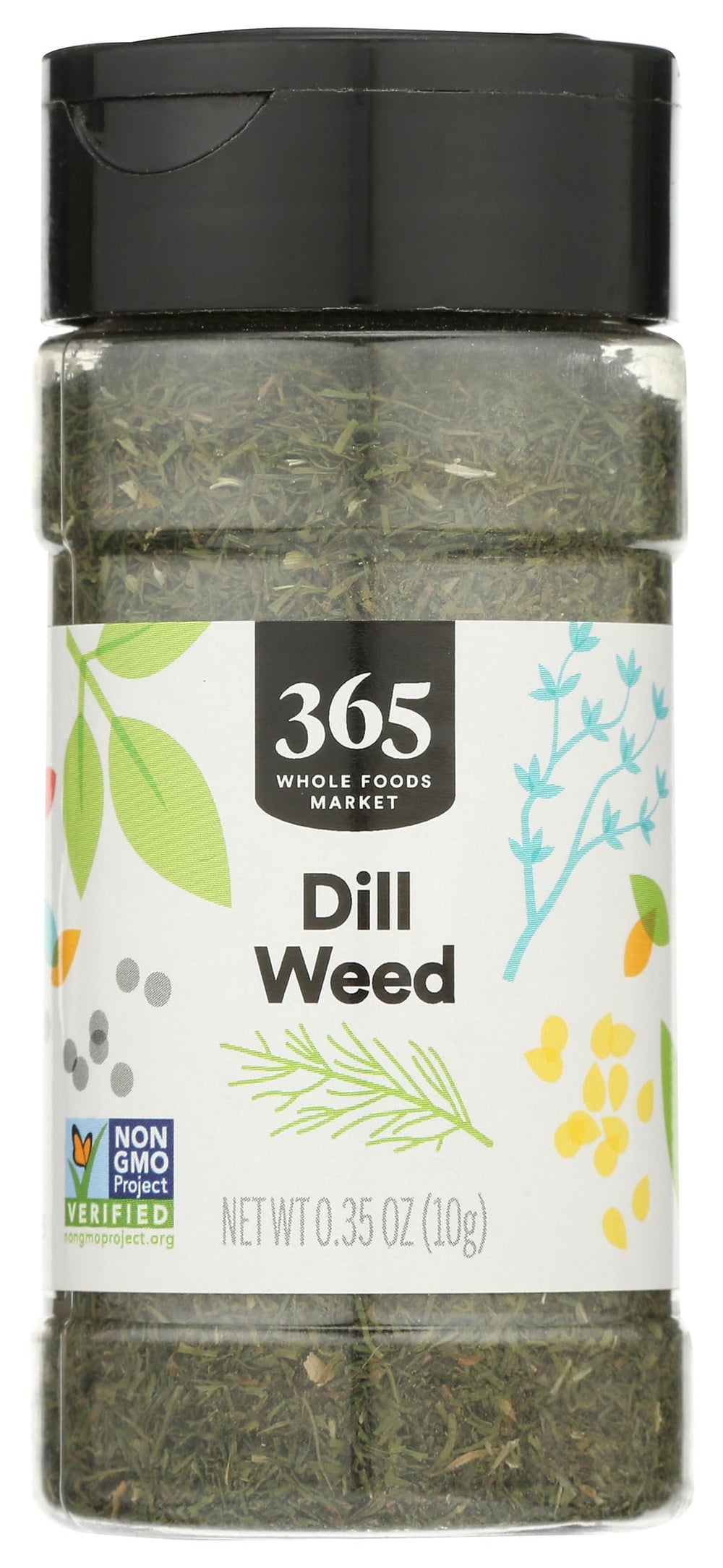 365 by Whole Foods Market dill weed jar for pickling and seafood flavor.