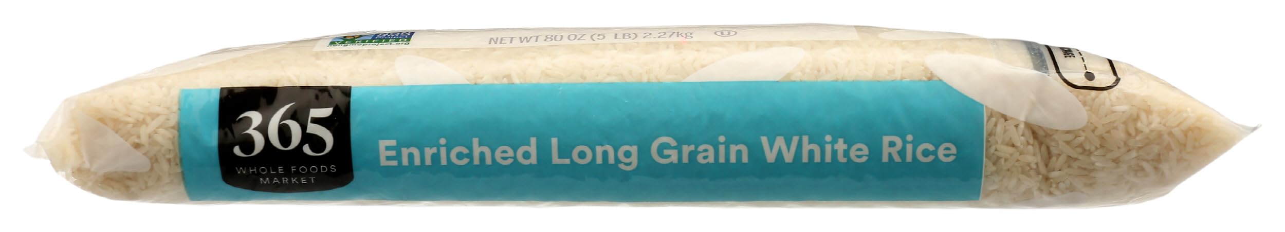 365 by Whole Foods Market enriched long grain white rice brand-label—trustworthy ingredient standards.