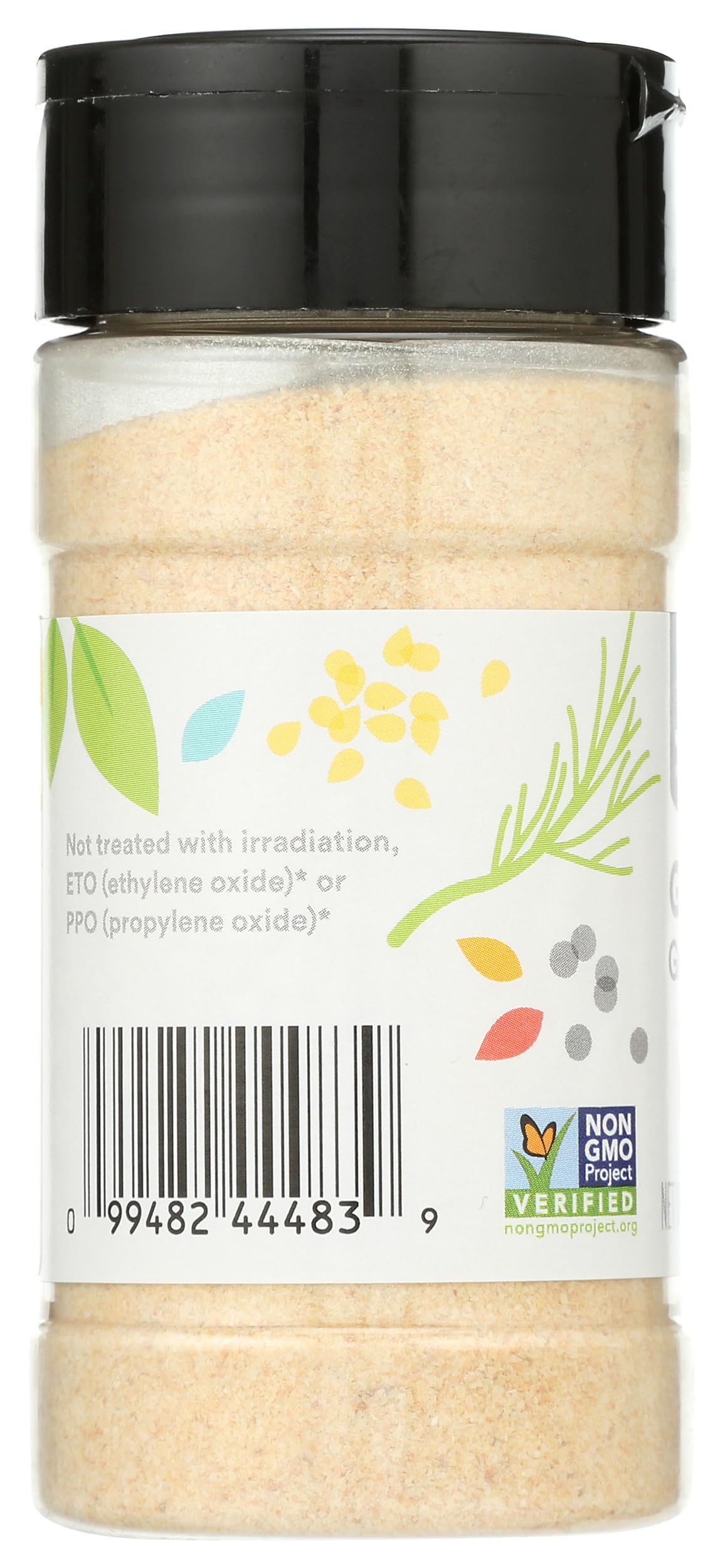 Garlic granules from 365 by Whole Foods Market on a kitchen counter ready to use