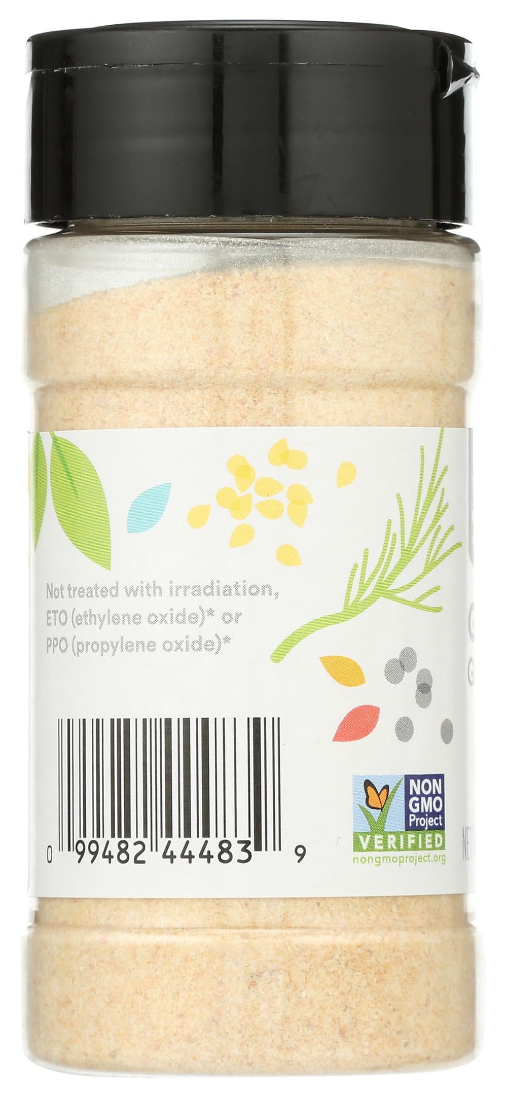 Garlic granules from 365 by Whole Foods Market on a kitchen counter ready to use