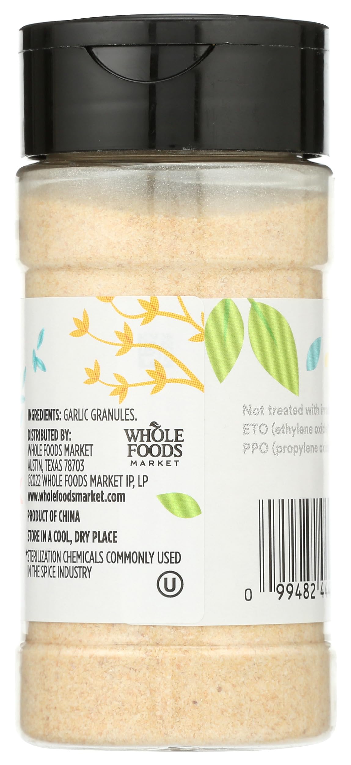 Garlic granules from 365 by Whole Foods Market pour easily into sauces for steady flavor