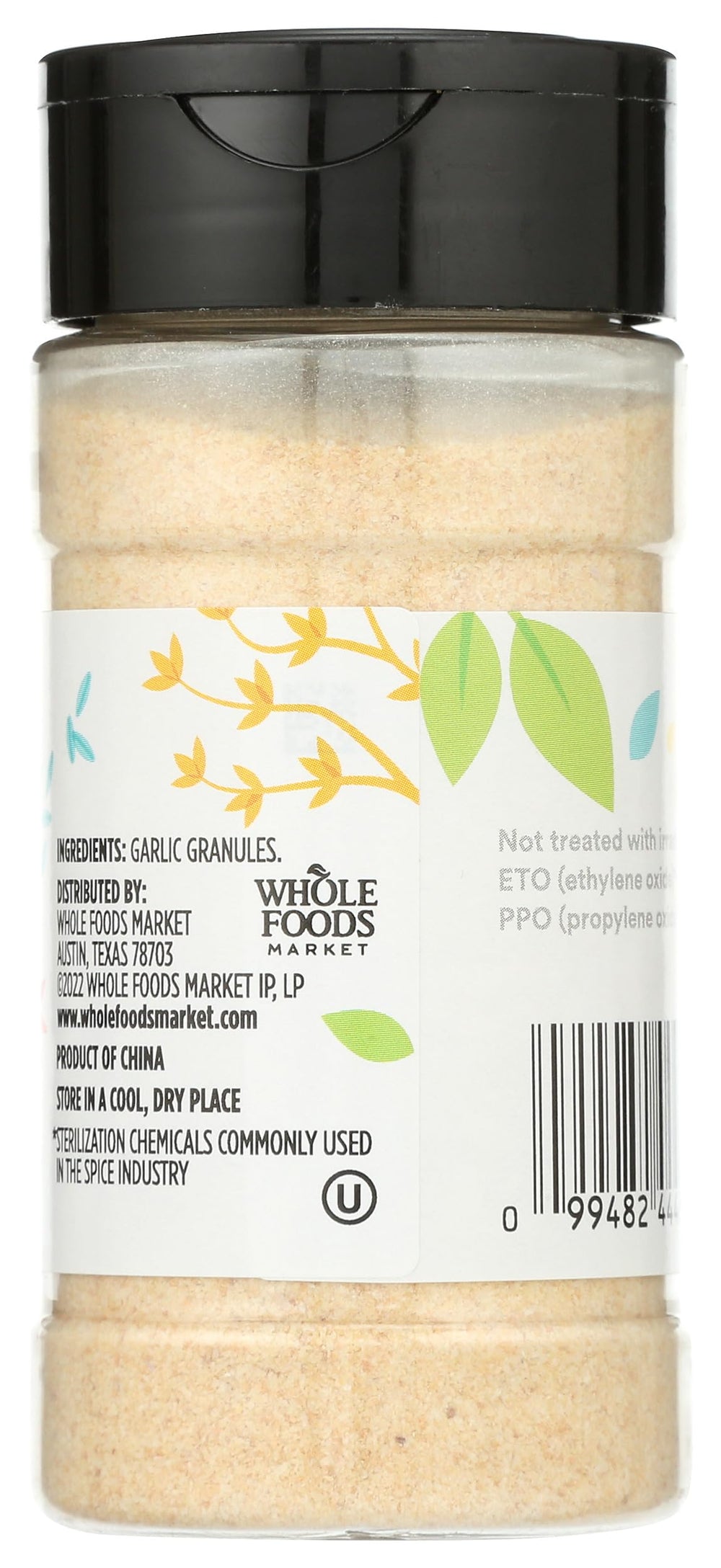 Garlic granules from 365 by Whole Foods Market pour easily into sauces for steady flavor