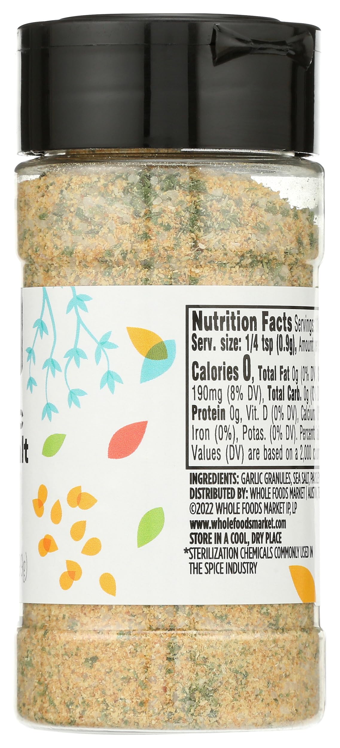 365 by Whole Foods Market garlic salt ideal for grilling setups
