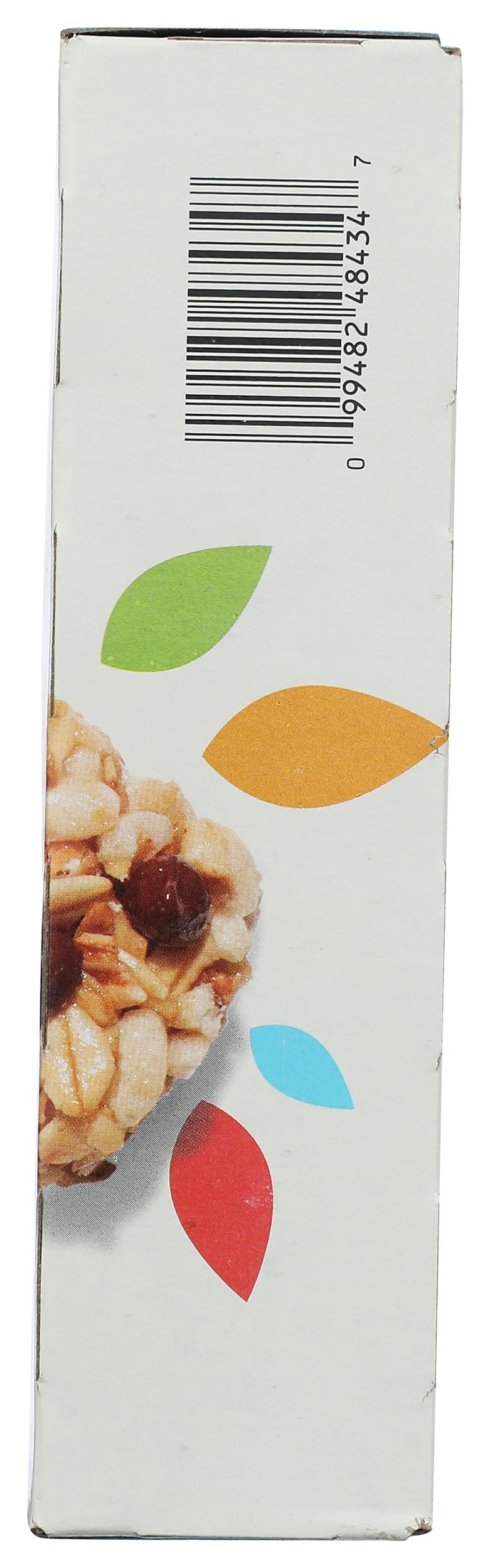 365 by Whole Foods Market granola bars on a plate with fruit, suggesting a balanced snack.
