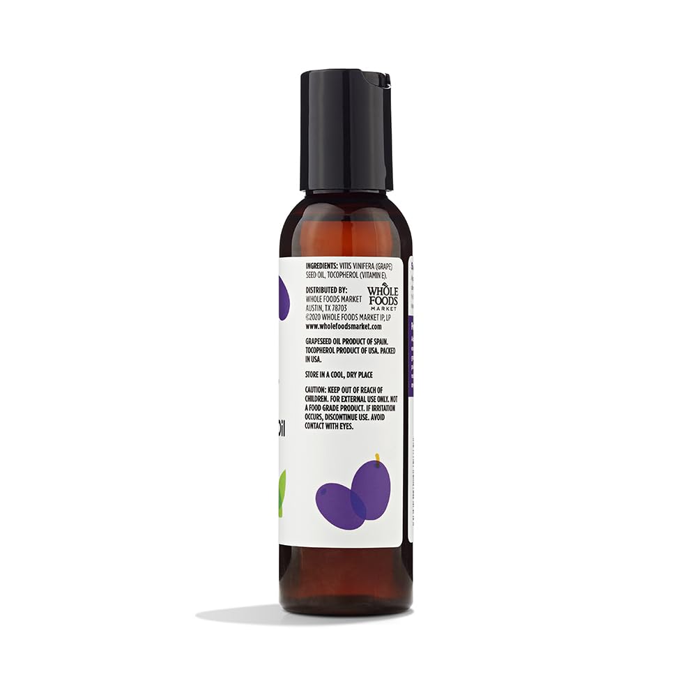 365 by Whole Foods Market grapeseed oil applied to skin for quick absorption