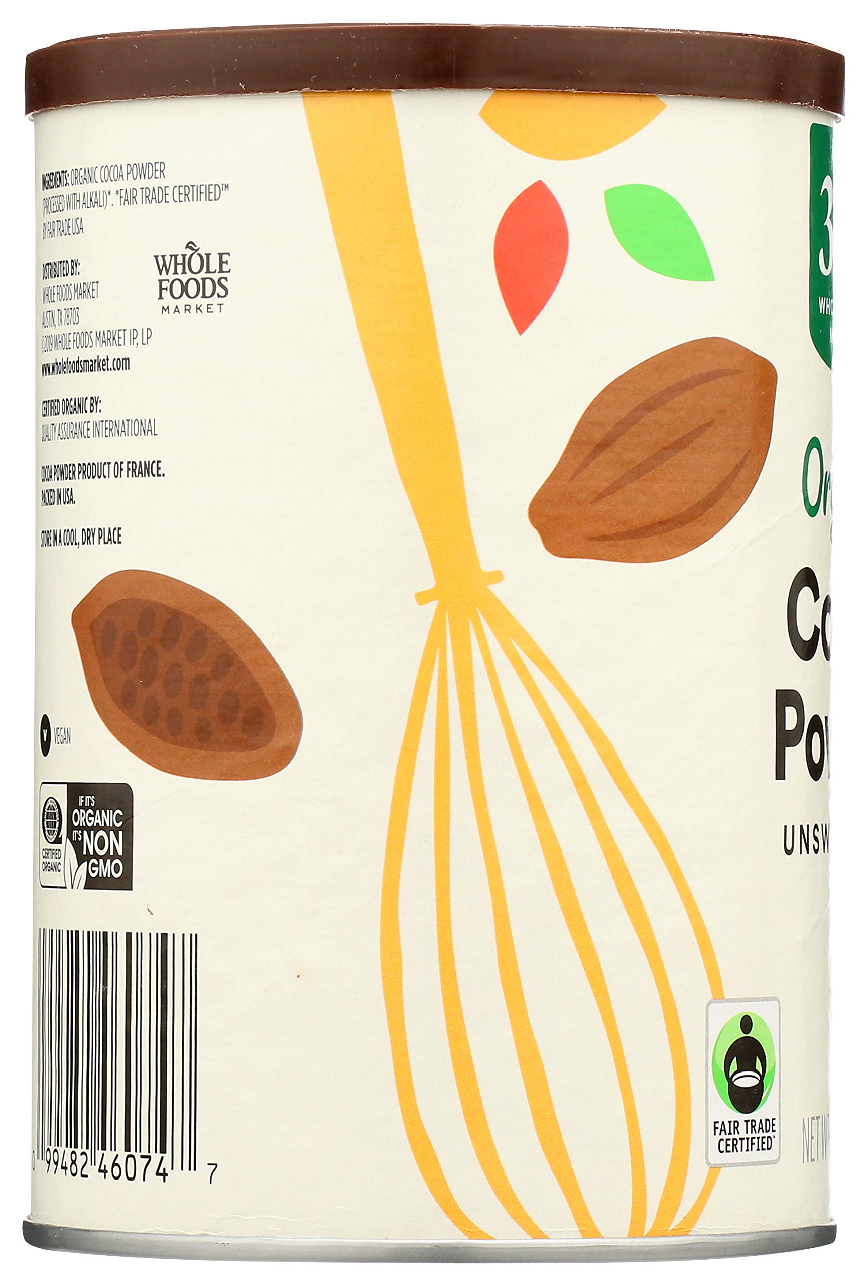 365 by Whole Foods Market hot chocolate scene with cocoa powder