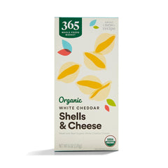 365 by Whole Foods Market organic white cheddar shells in a bowl for quick meals