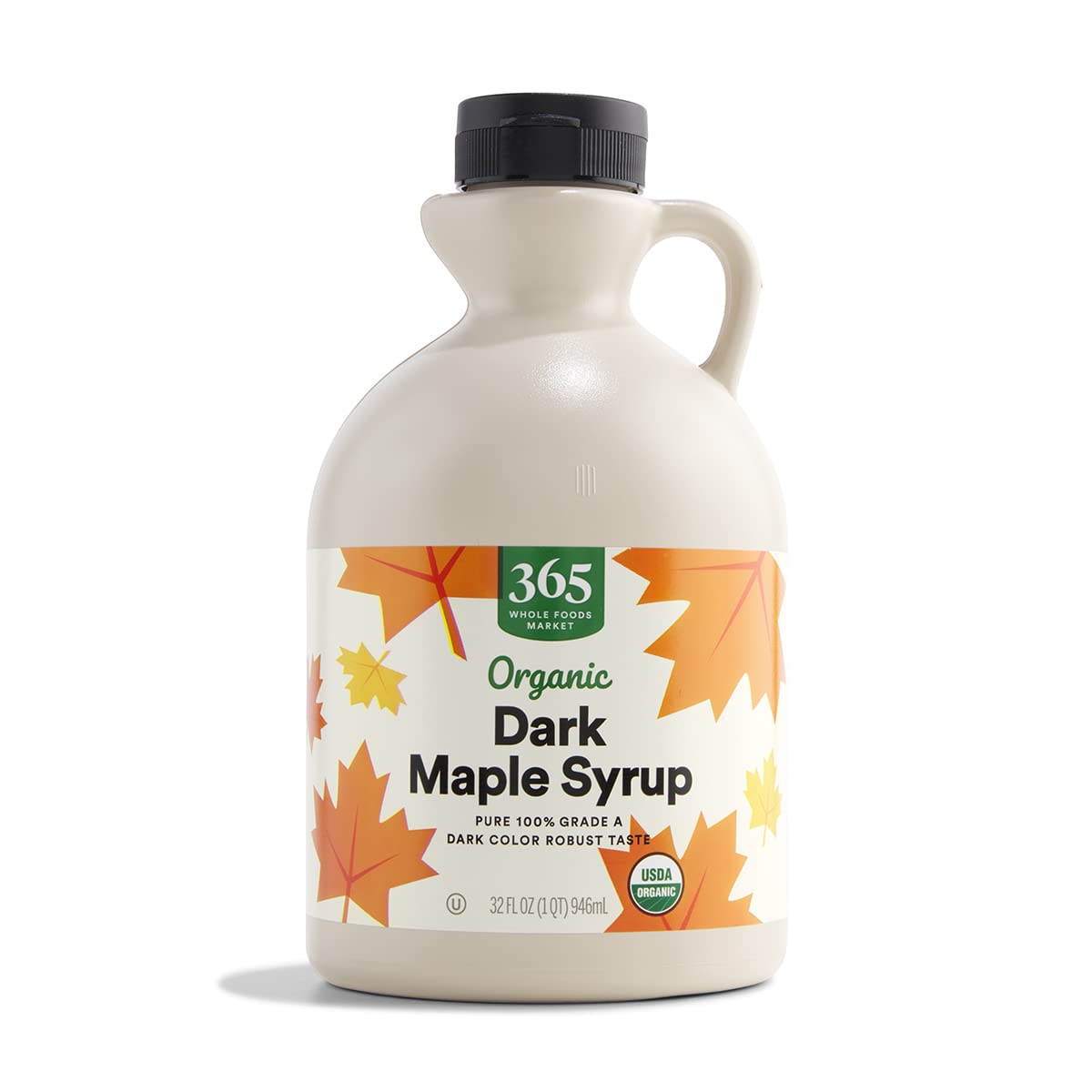 365 by Whole Foods Market maple syrup bottle with rich organic flavor for pancakes and baking