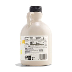 Pouring 365 by Whole Foods Market maple syrup for breakfast or desserts