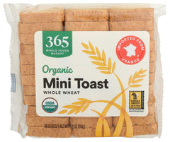 365 by Whole Foods Market organic mini toast from France for elegant canapés