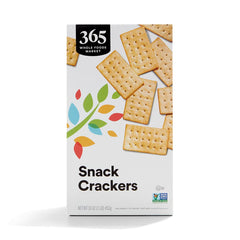 365 by Whole Foods Market natural buttery snack crackers outer pack, perfect for quick snacking