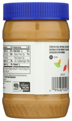 365 by Whole Foods Market no-stir peanut butter spread in a jar for quick serving.