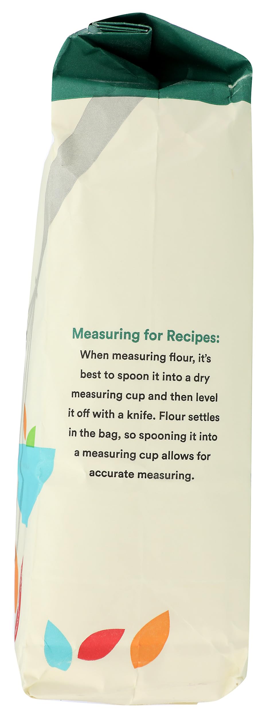 365 by Whole Foods Market flour with a recipe card for homemade bread